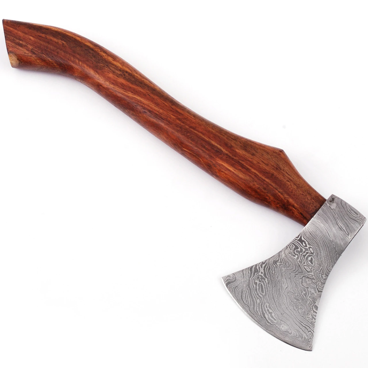 Elite Woodsman Damascus Steel Outdoor Camping Hatchet Axe - Image 3