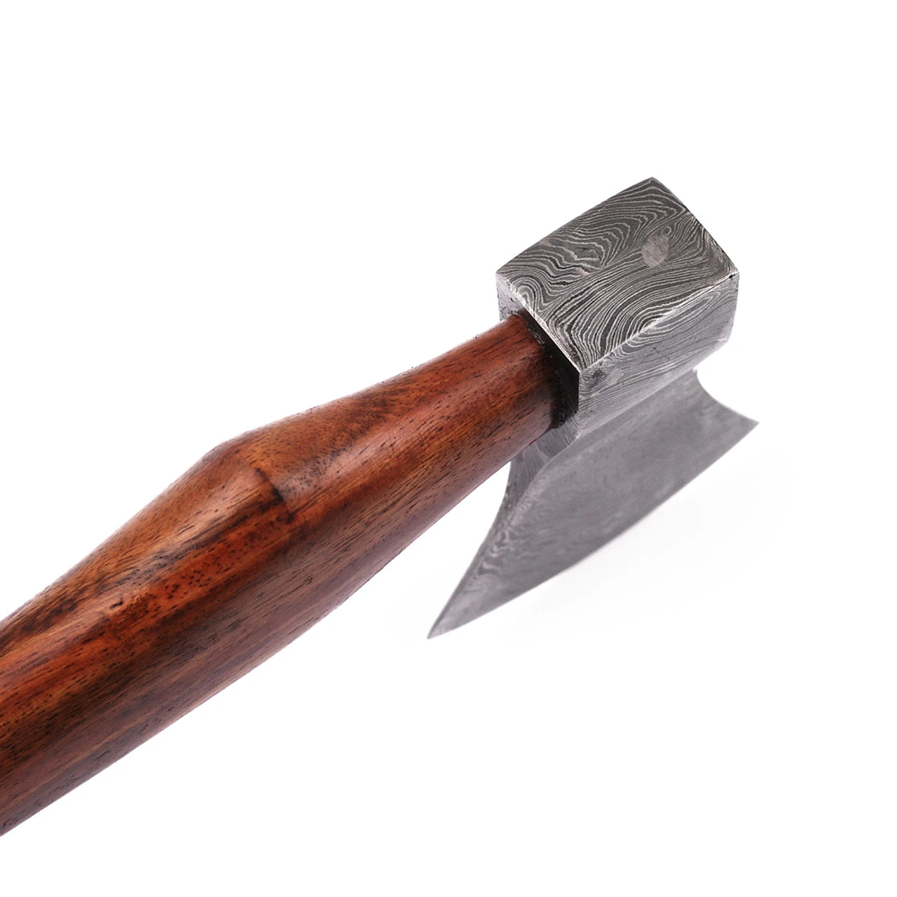 Elite Woodsman Damascus Steel Outdoor Camping Hatchet Axe - Image 5