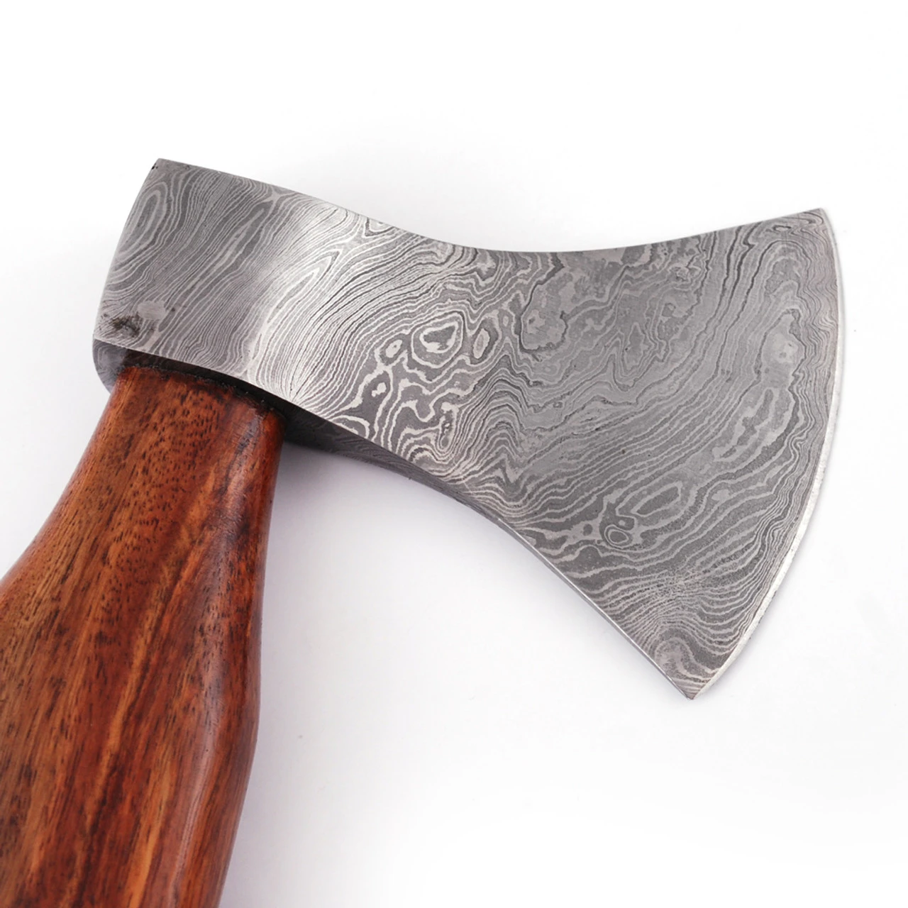 Elite Woodsman Damascus Steel Outdoor Camping Hatchet Axe - Image 2