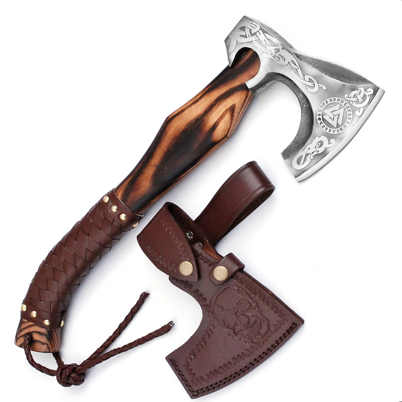 Norse King Functional Medieval Viking Bearded Axe - Image 5