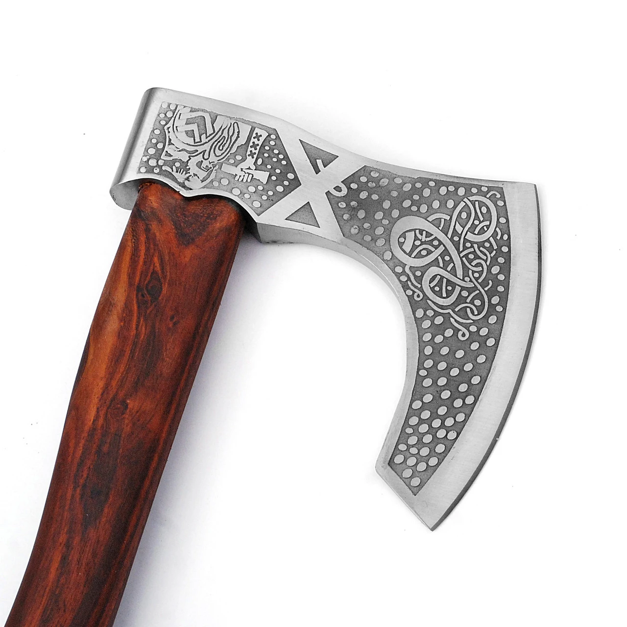 Call To Battle Carbon Steel Medieval Viking Bearded Axe - Image 2