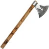 Split Seas Functional Hand Forged High Carbon Steel Outdoor Axe W/ Trident Motif