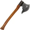 Marked With The Cross Hand Forged Outdoor Camping Functional Costume Crusader Axe