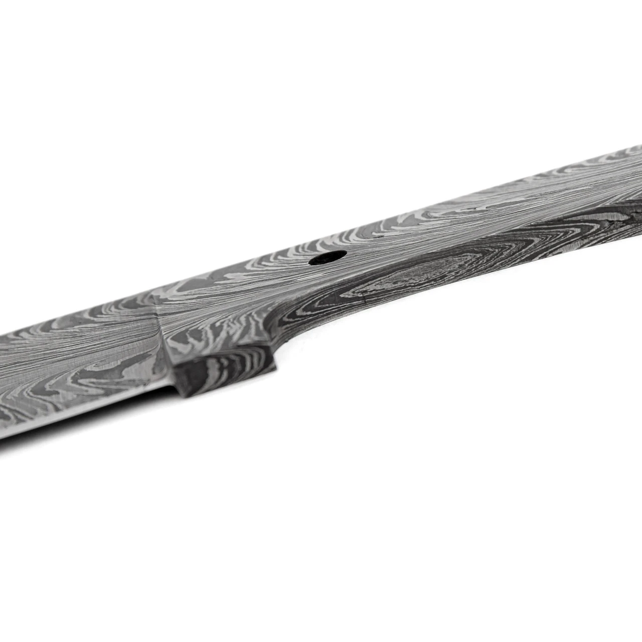 Forged Feather Build Your Own DIY Unique Pattern Damascus Steel Hunting Skinner Knife Blade And Tang - Image 2