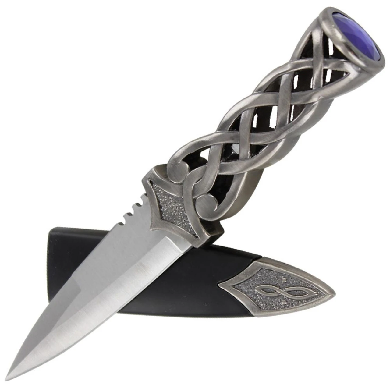 Eternal Gaelic Knot Sgain Dubhs Dagger - Image 2