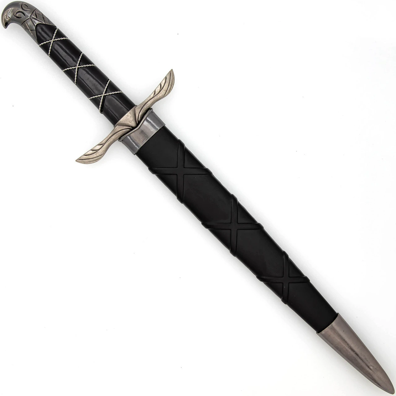 Trespass On Sky Medieval Arming Dagger Knightly Costume Cosplay Historical Reenactment Knife W/ Hard Scabbard - Image 2
