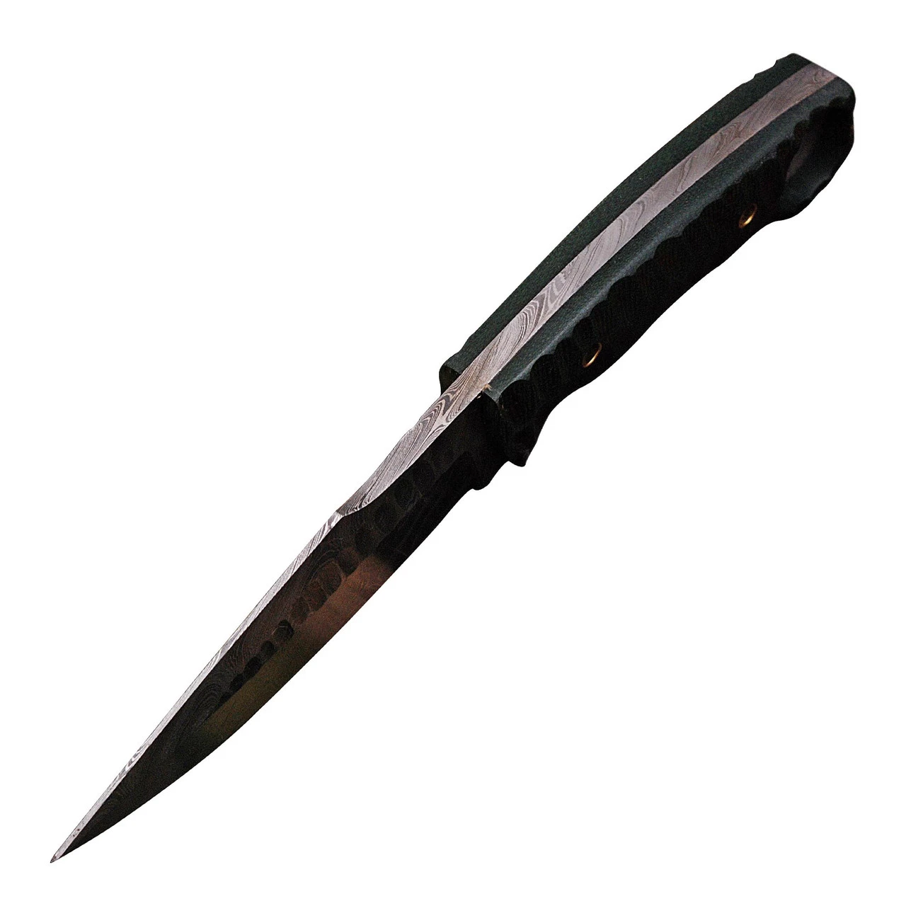 He Who Dwells In The Swamp Damascus Steel Tactical Fixed Blade Hunting Knife - Image 4