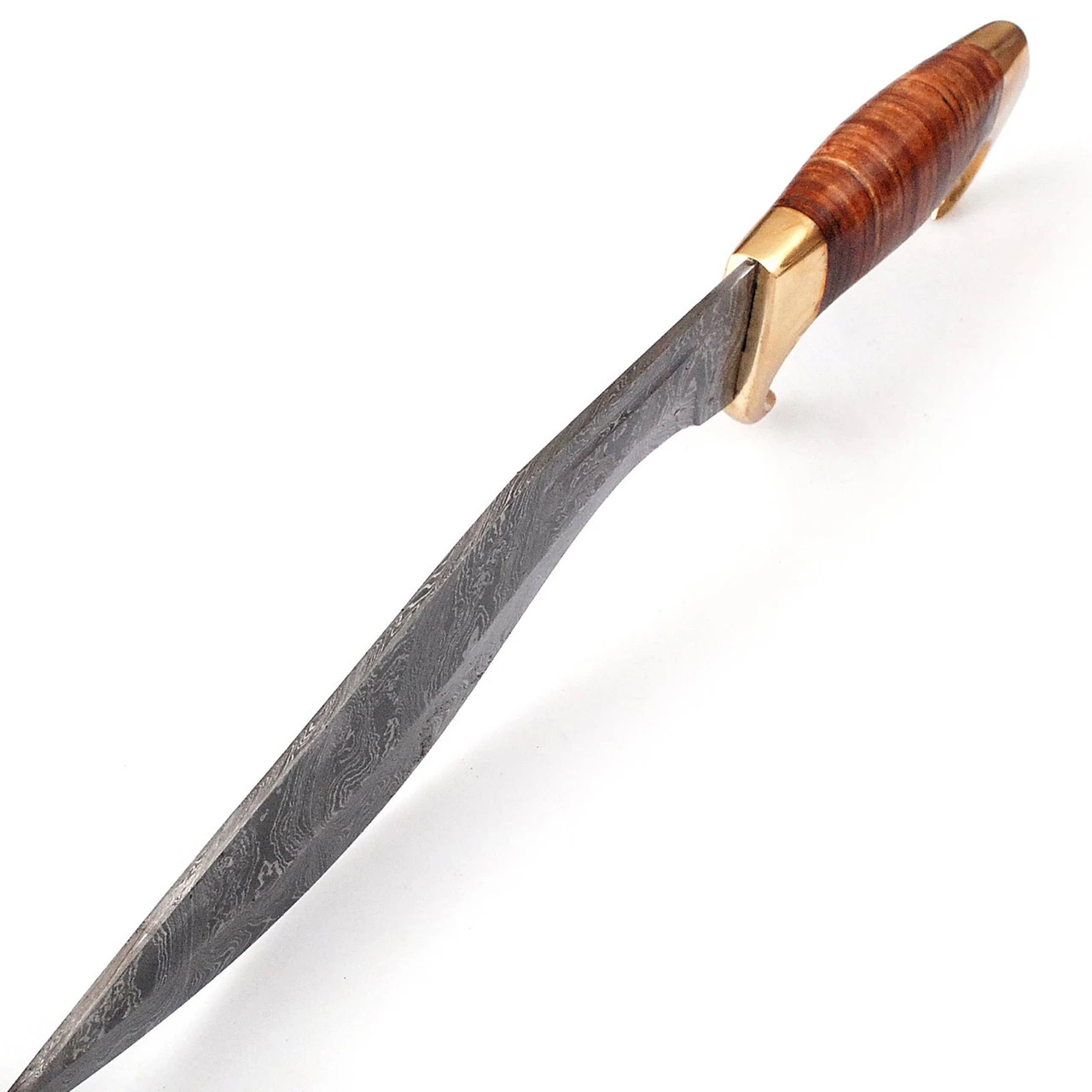 Nation Eradicator Damascus Steel Full Tang Kukri Knife - Image 3