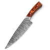 Damascus Steel Full Tang Drop Point Kitchen Chefs Knife