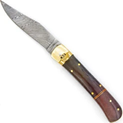 Damascus Steel The Admiral Lever Lock Knife
