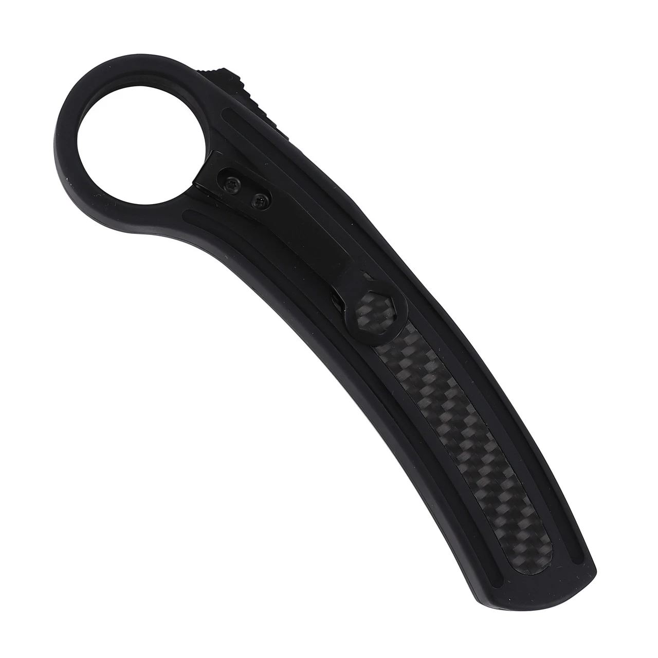 Devil’s Dance Karambit Style Damascus Steel Automatic Dual Action OTF Knife - Image 2