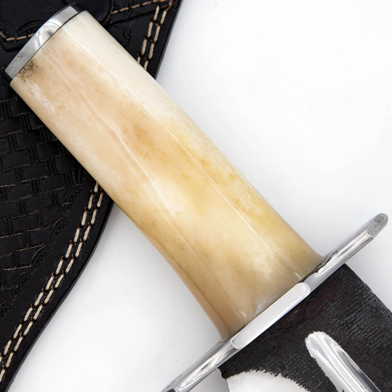 Great Outback Large Carbon Steel Collectible Bowie Hunting Knife W/ Sheath - Image 2