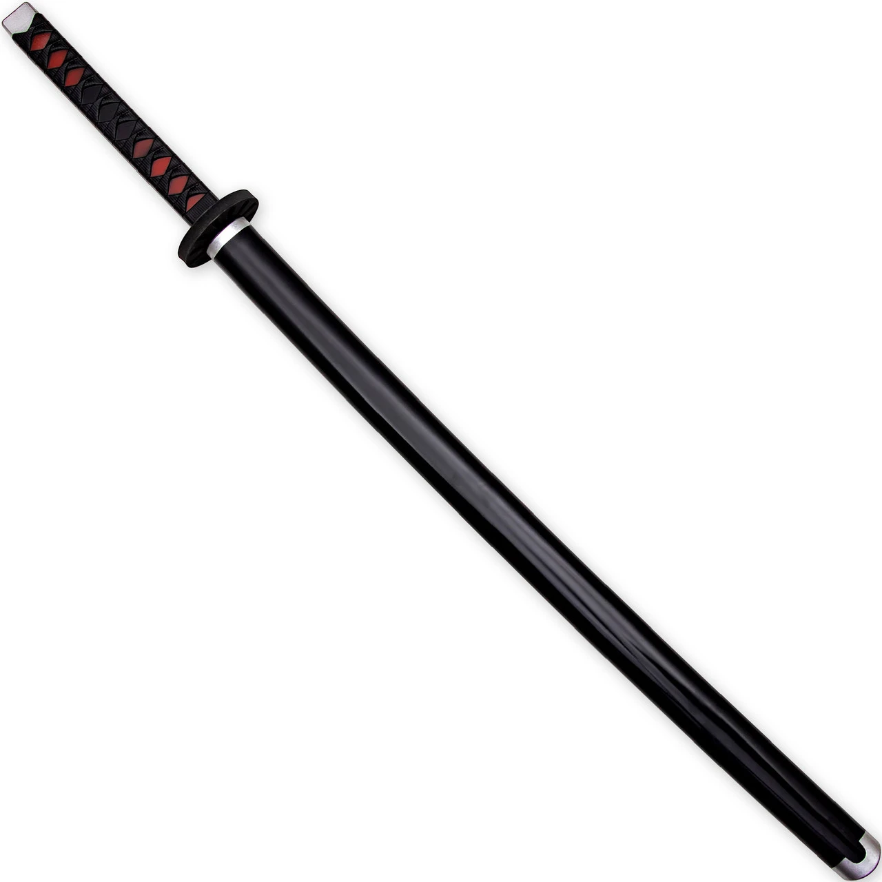 Tanjiro Kamado Polyurethane Foam Nichirin Black Blade Katana Anime Replica Cosplay Prop - Image 2