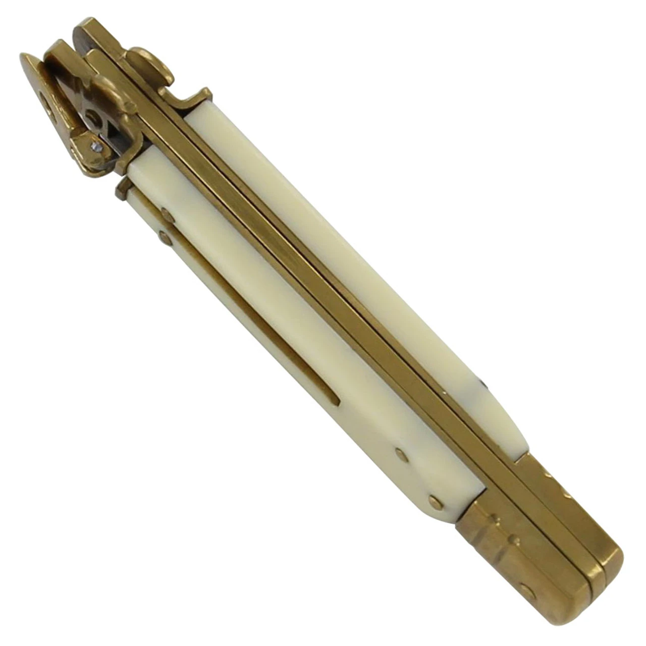 Western Riverboat Gambler Switchblade Knife - Image 3