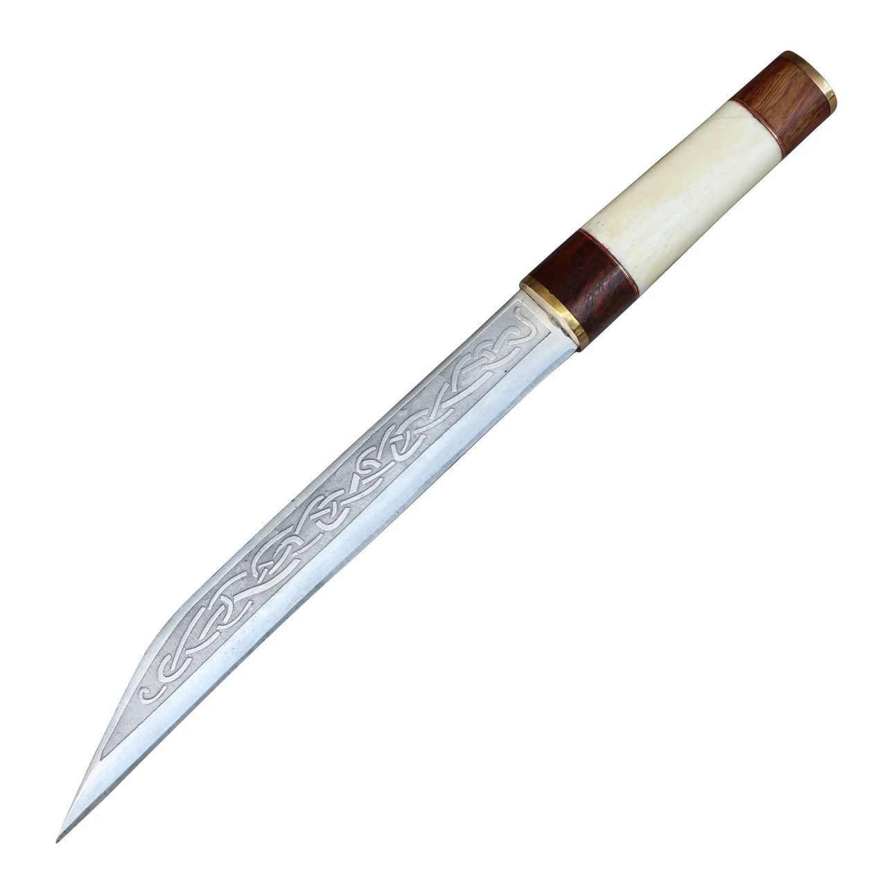 Seax Viking Hilda D2 Steel Sheesham Wood Bone Handle - Image 3