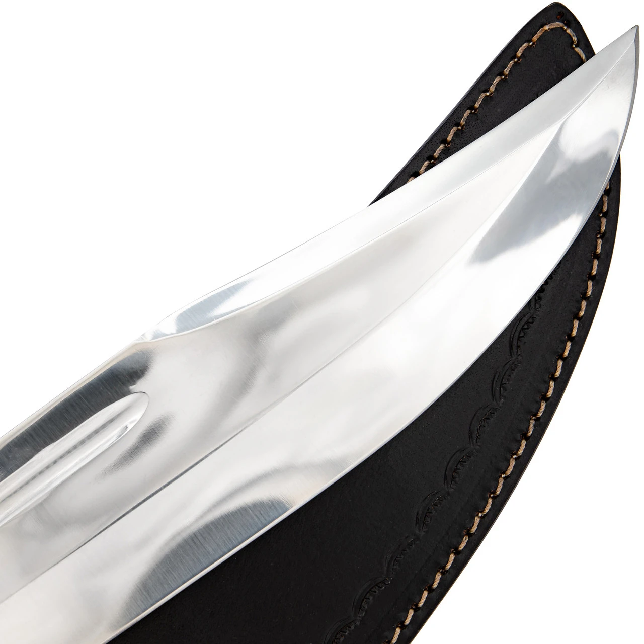 Sunup Trailing Clip Point Full Tang Large Medium Game Stainless Steel Hunting Knife - Image 4