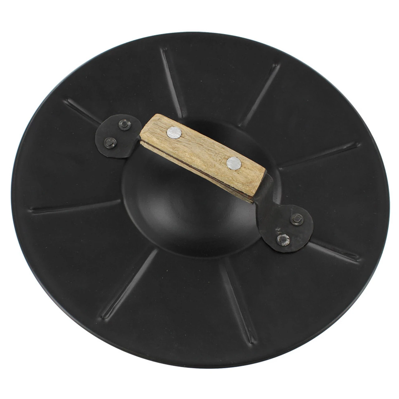 Polished Fluted Buckler Shield - Image 3