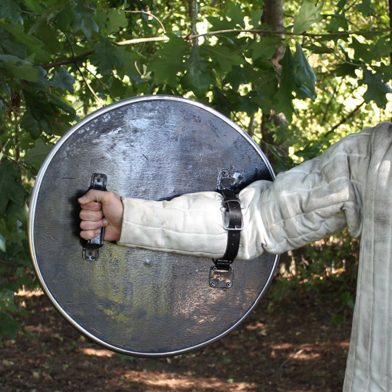 Norse Viking Black Death Shield - Image 2