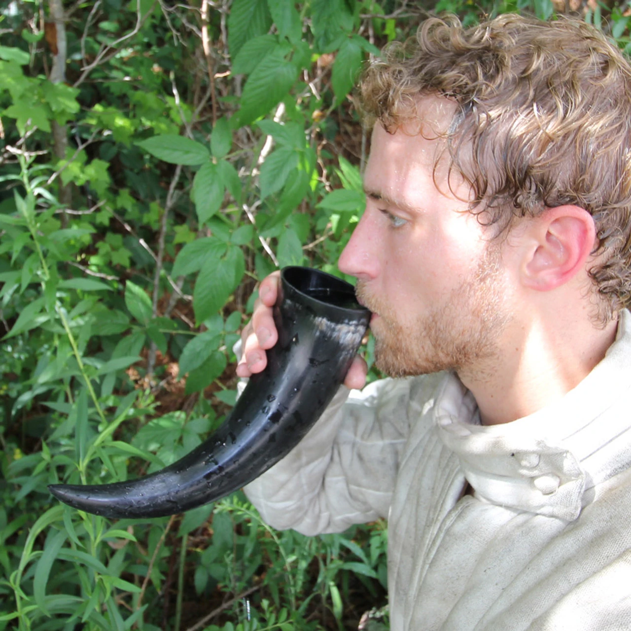 Norwegian Medieval Viking Drinking Horn & Stand - Image 2