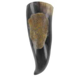 Rampant Lion Medieval Drinking Horn