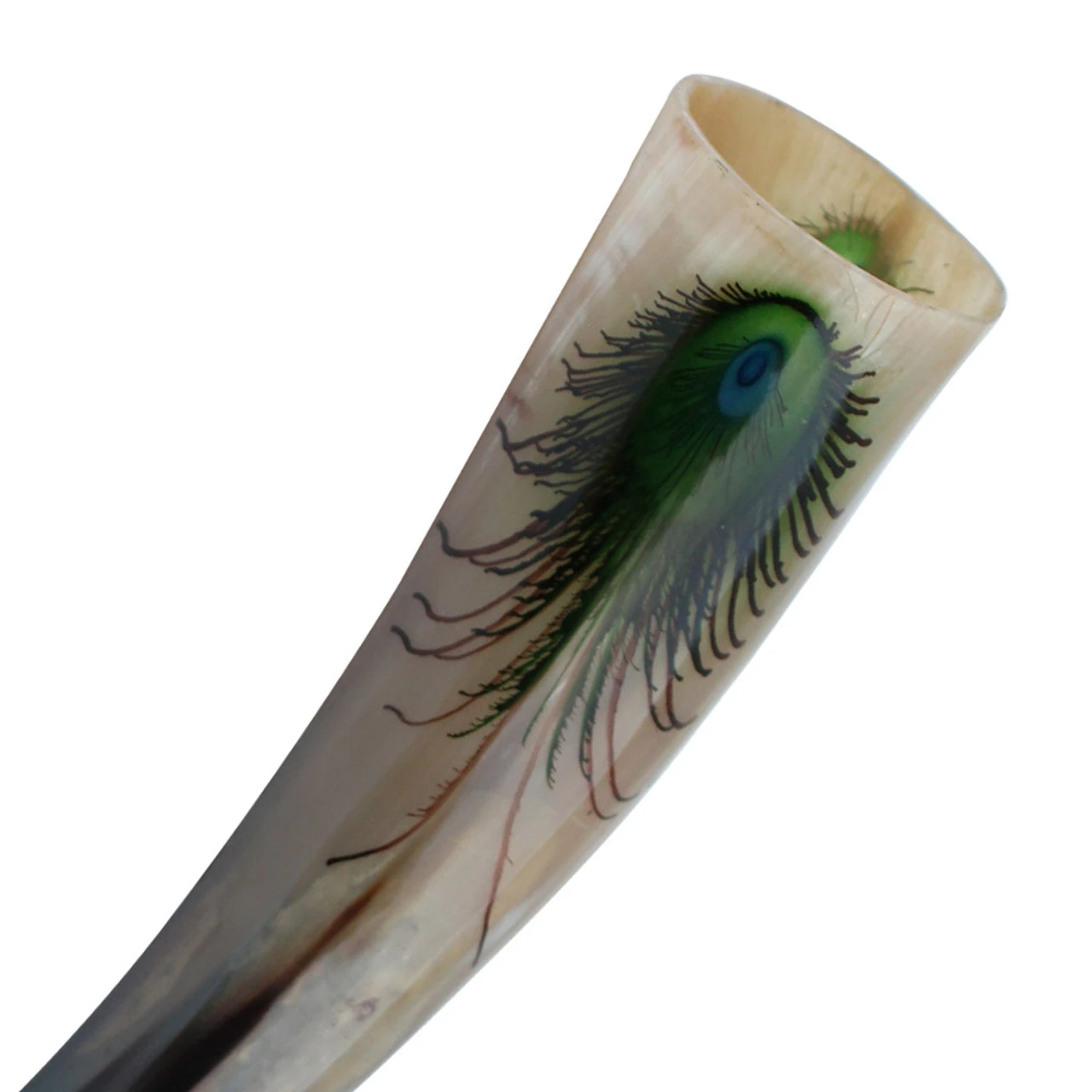 Medieval Peacock Feasting Horn - Image 3