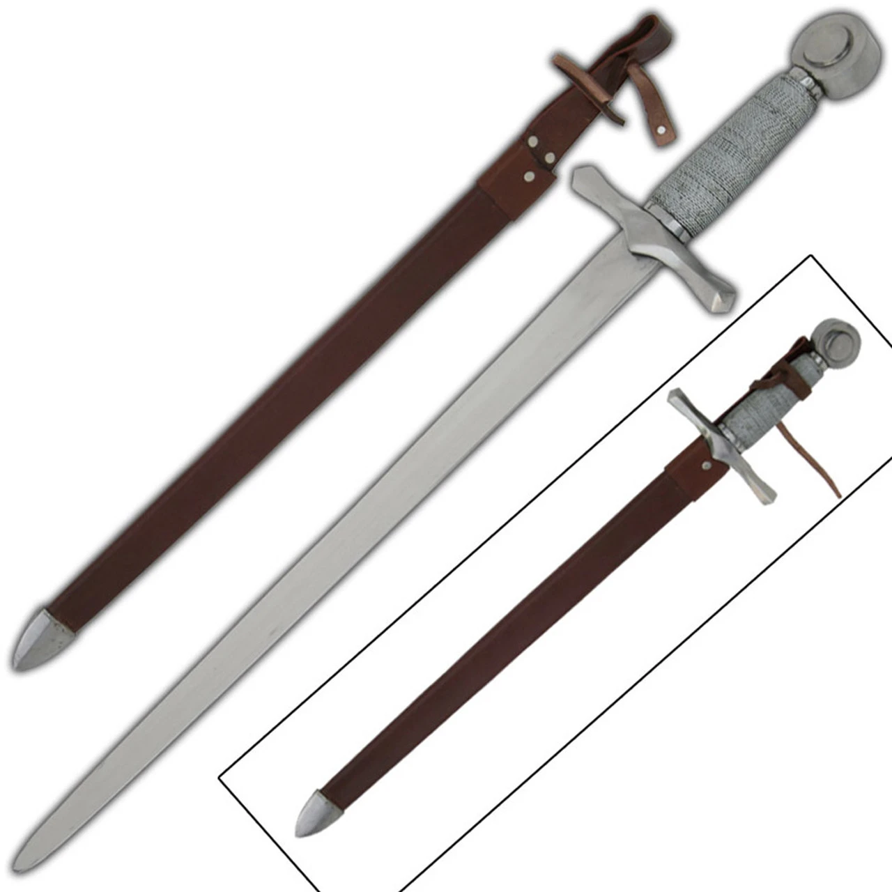 Medieval Fencing Carbon Steel Knightly Dagger - Image 4