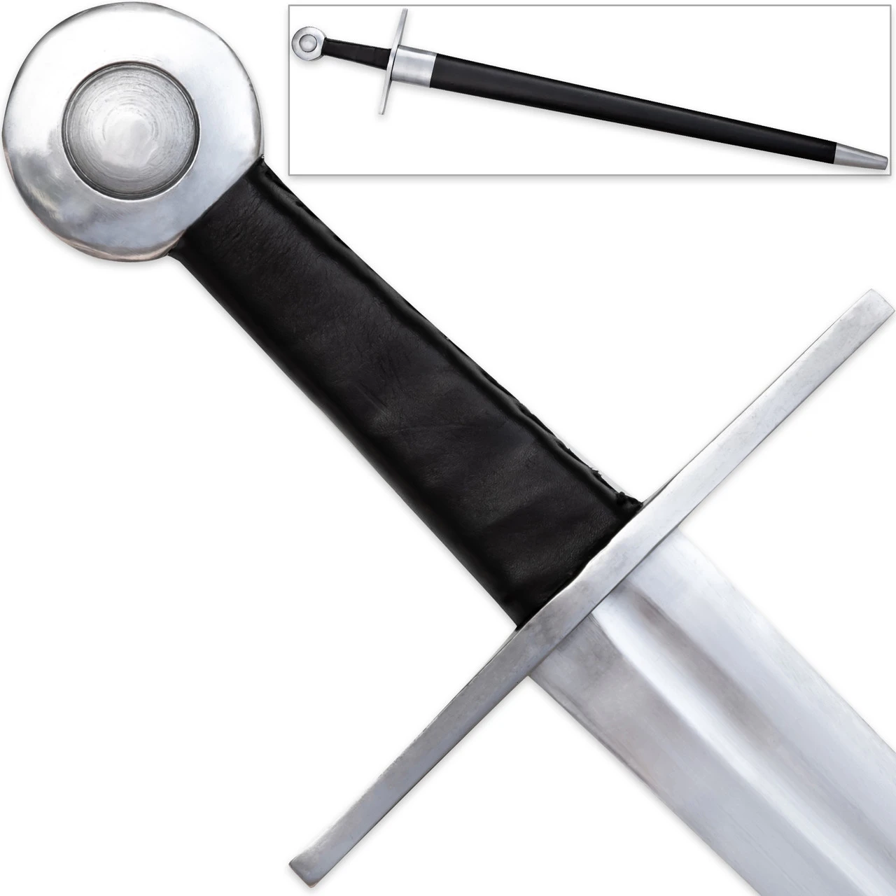 Age Of Chivalry EN45 Carbon Steel Medieval Knightly Battle Ready Sword