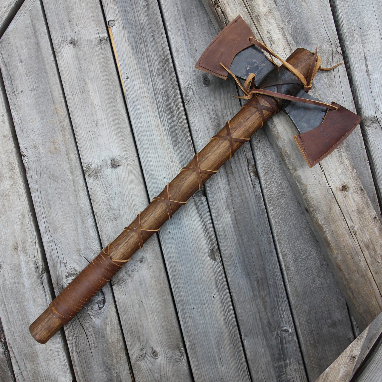 Hand Forged Fury Of Atla Viking Axe - Image 5