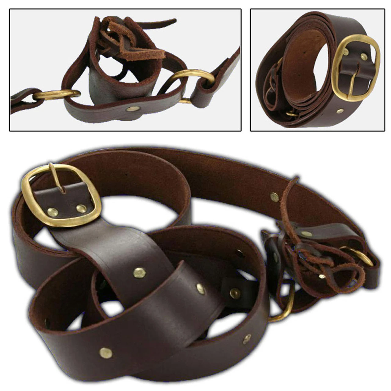 Knights Templar Double Belt Sword Frog Medium - Image 4