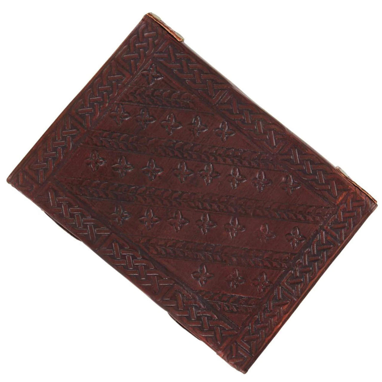 Fleur De Lis Handmade Leather Journal