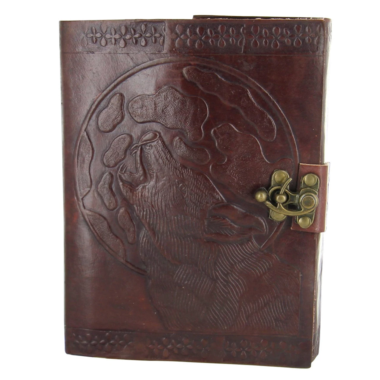 Howl At The Moon Leather Wolf Journal - Image 4