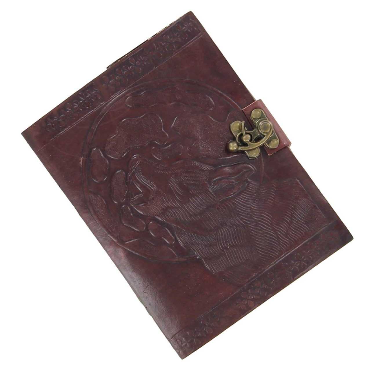 Howl At The Moon Leather Wolf Journal - Image 2