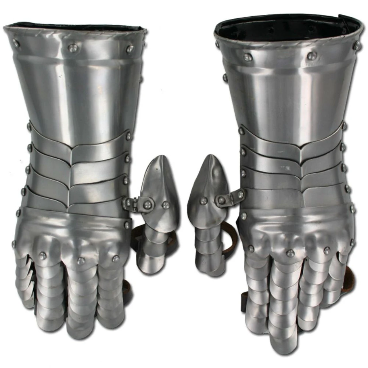 Medieval Knight Gauntlets Functional Armor Gloves - Image 3