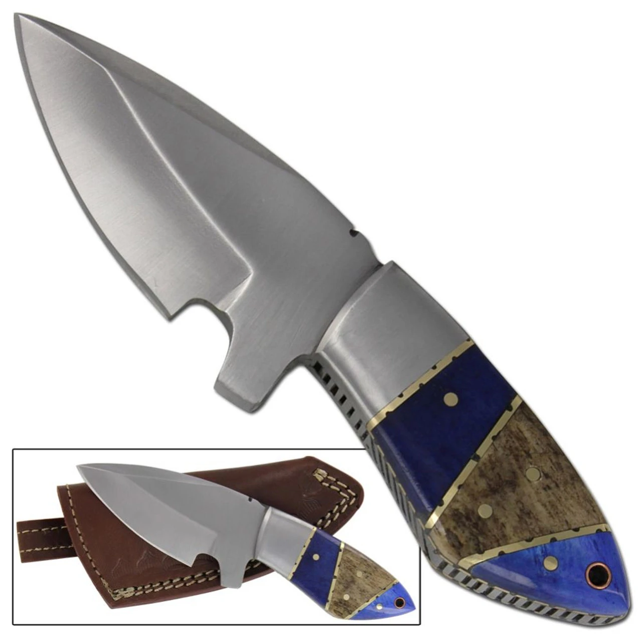 Egyptian Blue All Purpose Skinning Knife - Image 2