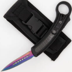 Containment Breach Karambit Style Automatic Dual Action Out The Front Knife