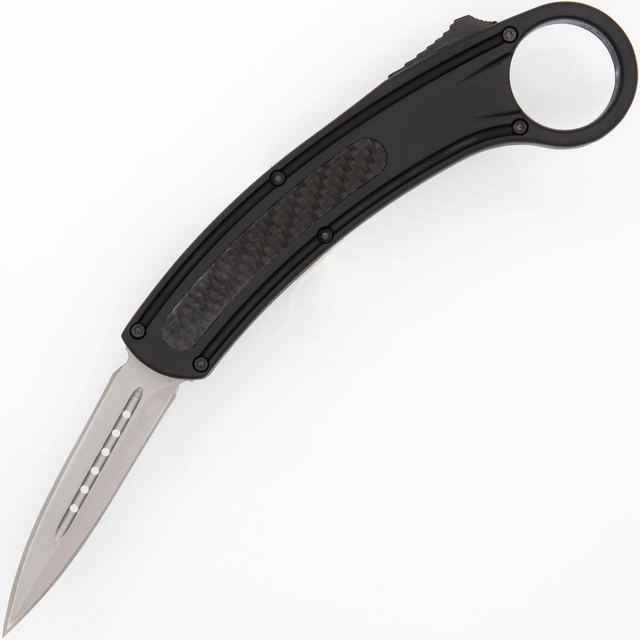 Snow-capped Karambit Style Automatic Dual Action Out The Front Knife - Image 5