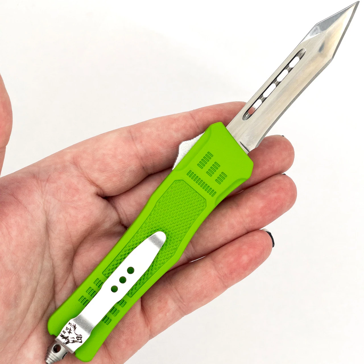 Cactus Blossom Compact Automatic Tanto Blade Out The Front Pocket Knife - Image 3
