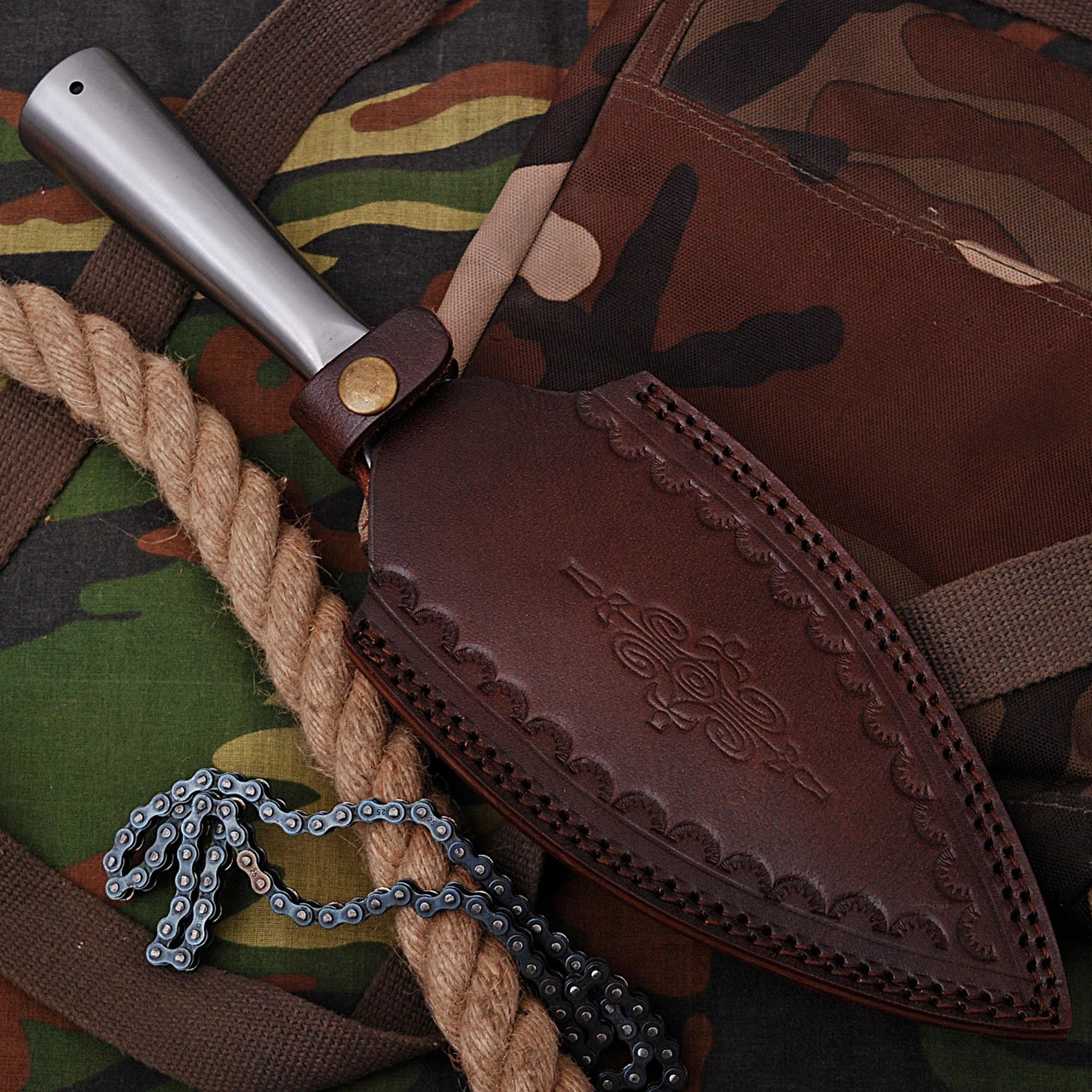 Norse Viking Leaf Long Spear Head High Carbon Steel - Image 8