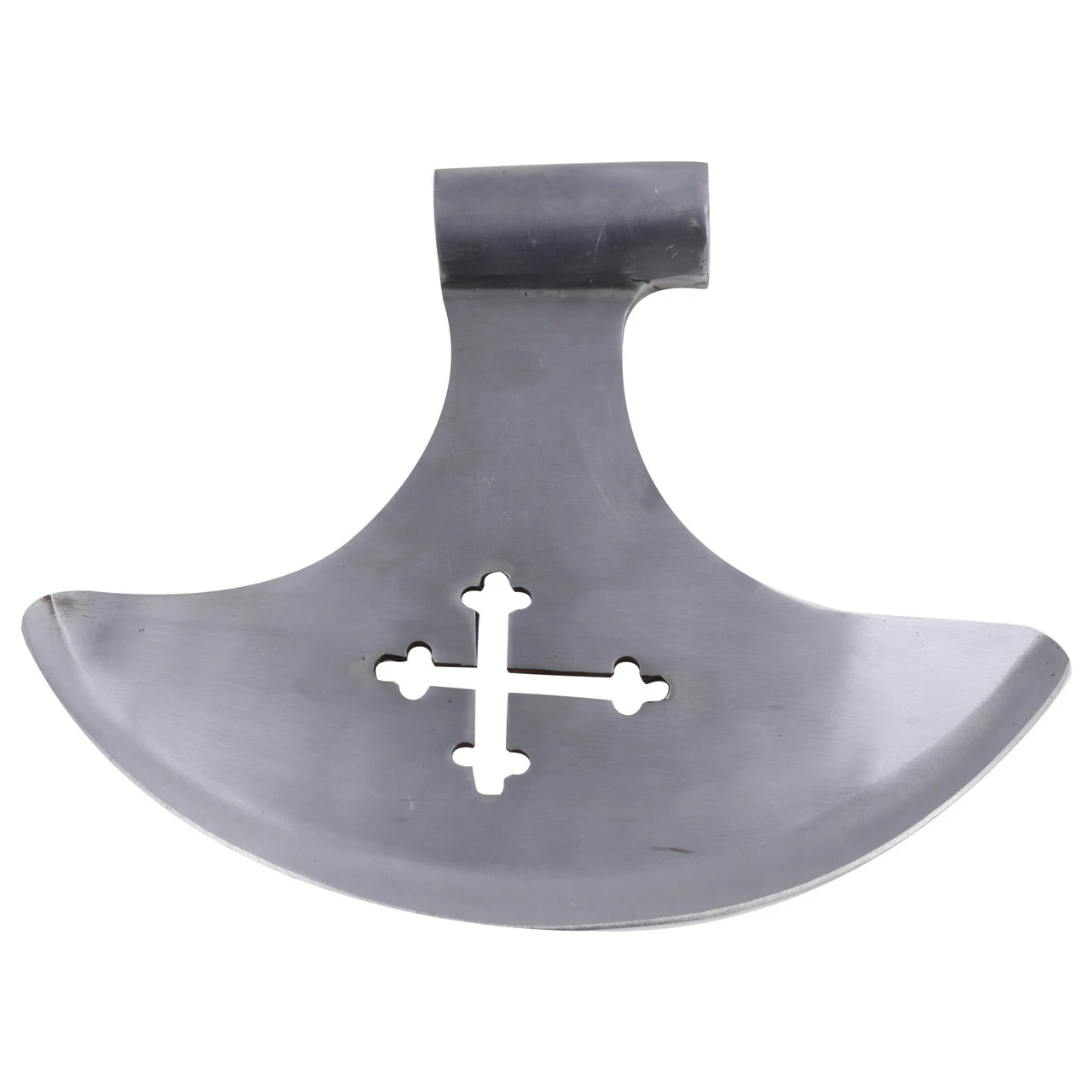 Medieval Replica High Carbon Steel Broadaxe Polearm Attachment - Image 3