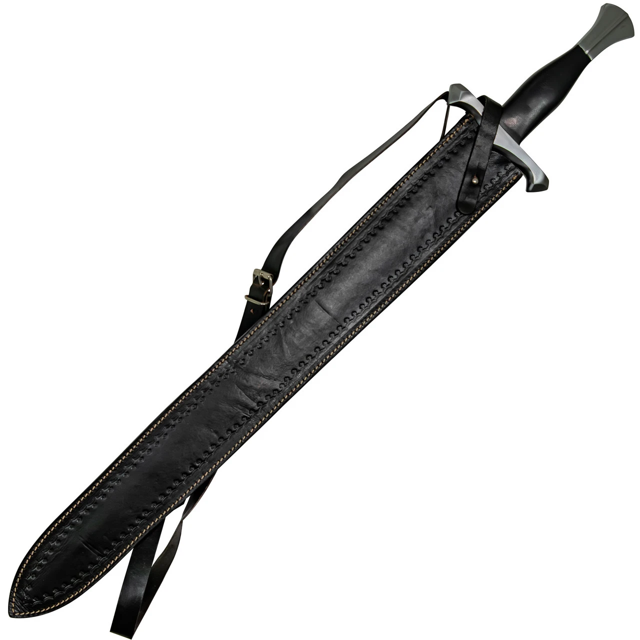 Kingdom Come Hand Forged Medieval Inspired Historical Replica Firestorm Damascus Steel Sword - Image 2