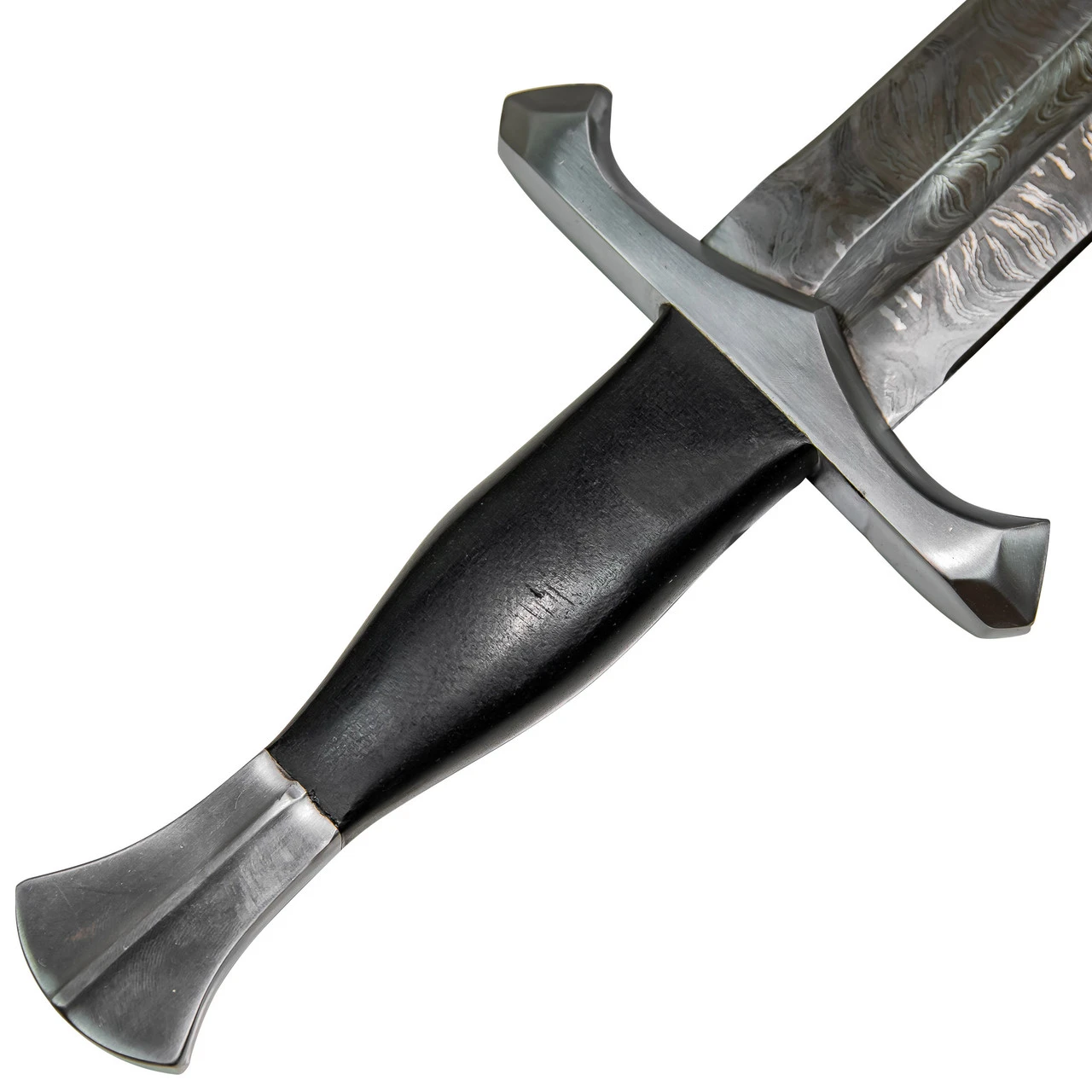 Kingdom Come Hand Forged Medieval Inspired Historical Replica Firestorm Damascus Steel Sword - Image 3