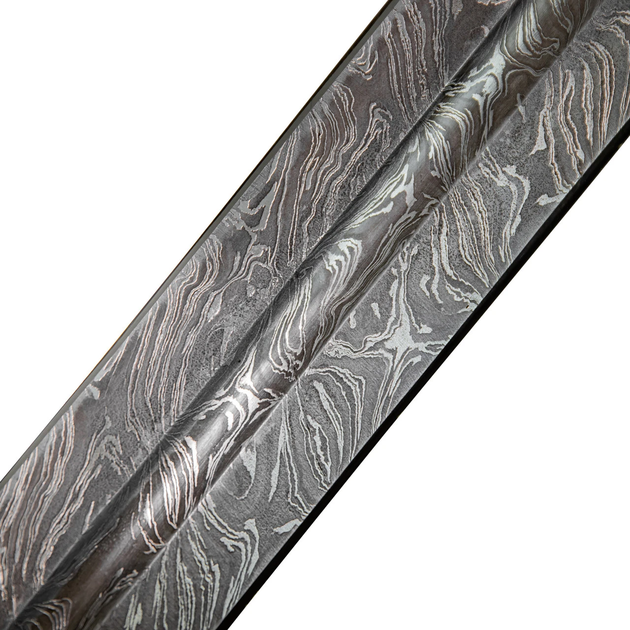 Kingdom Come Hand Forged Medieval Inspired Historical Replica Firestorm Damascus Steel Sword - Image 5