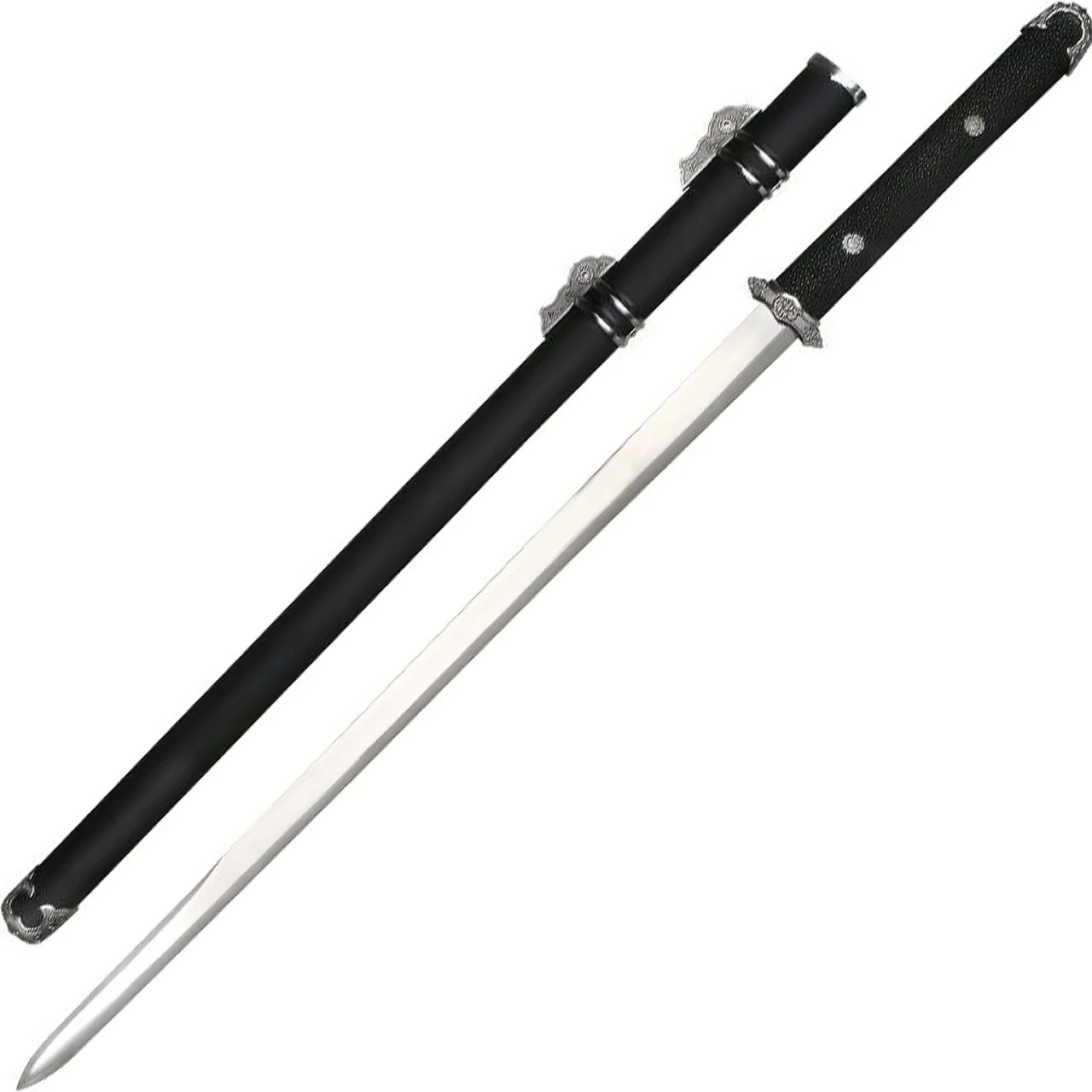 Death Seal Fully Functional Japanese Endo Sword W/ Rayskin Handle