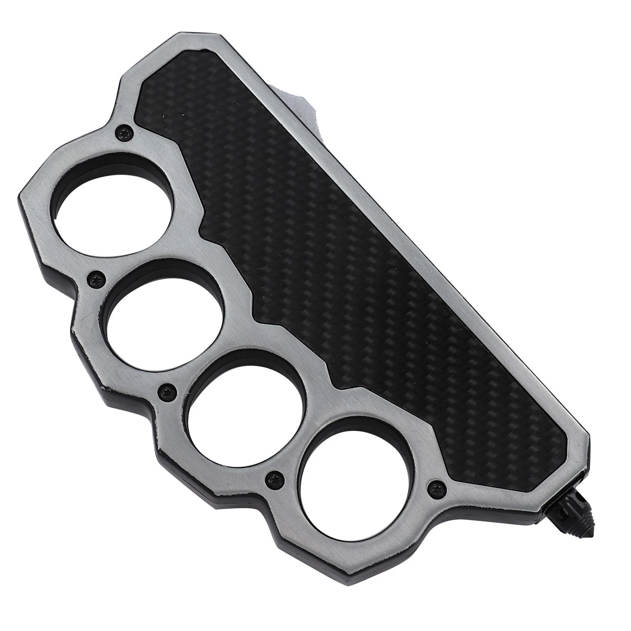 Devil’s Reject Damascus Steel Automatic Dual Action OTF Knuckle Trench Style Knife - Image 3