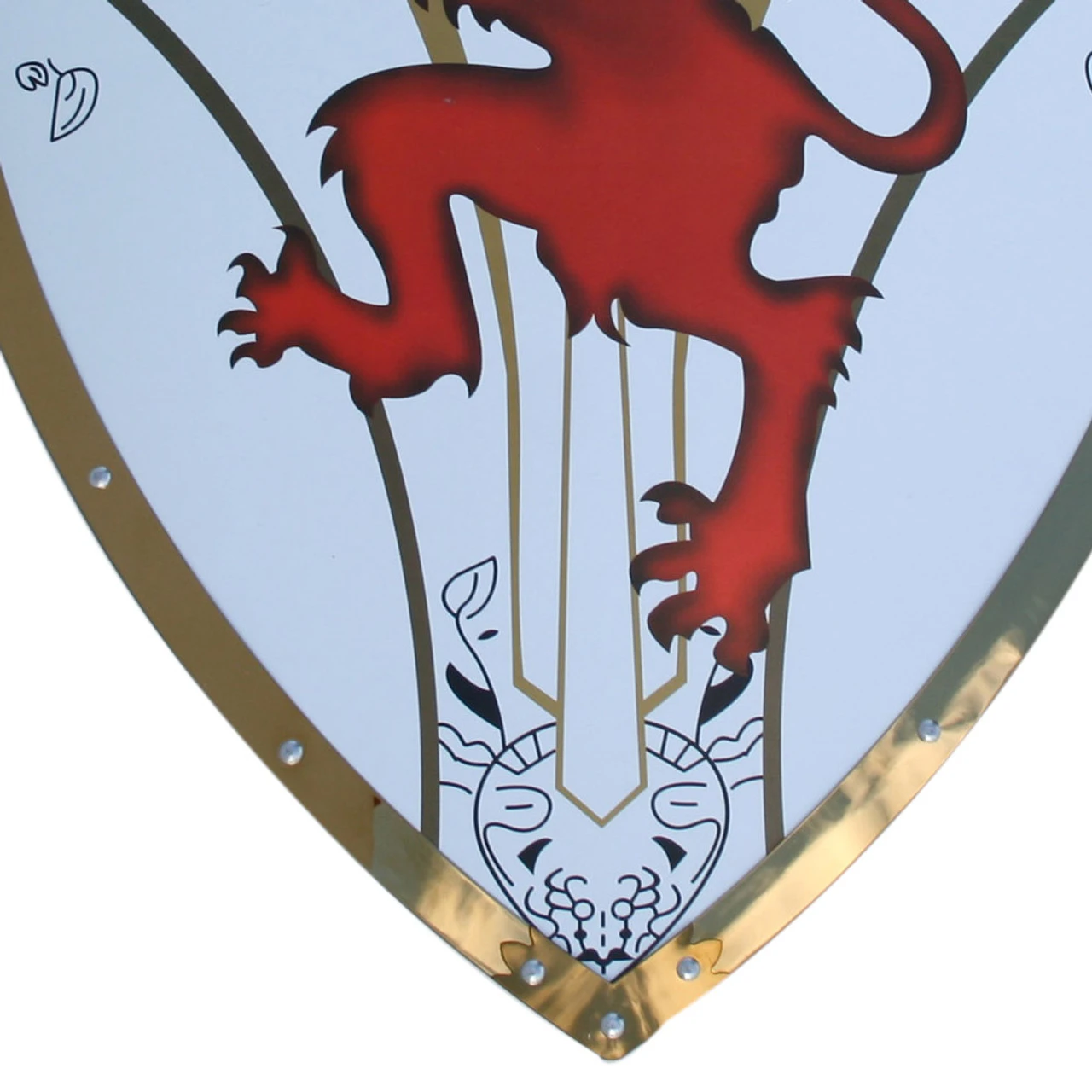 Medieval Knight Crusader The Lionheart Shield Armor - Image 3