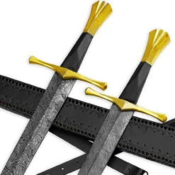 First Light Firestorm/ Twist Damascus Viking Templar Sword