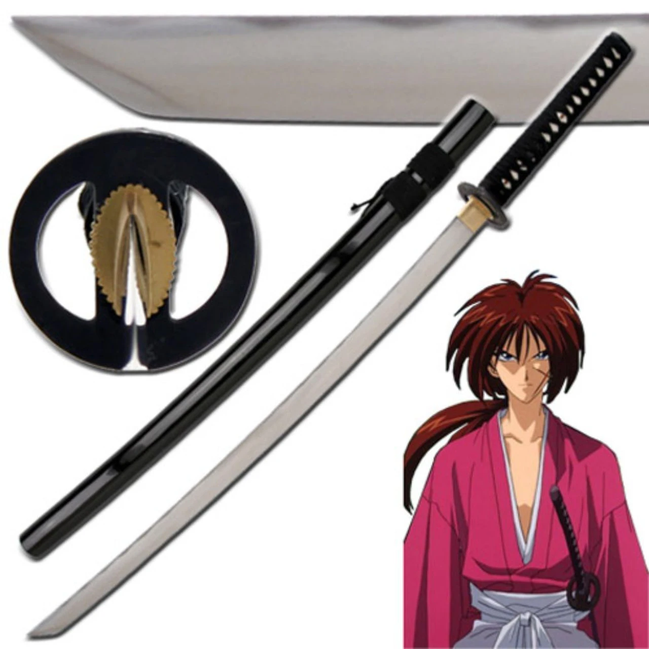 Rurouni Kenshin Affordable Handmade Reverse Blade Katana With DISPLAY GIFT BOX - Image 4