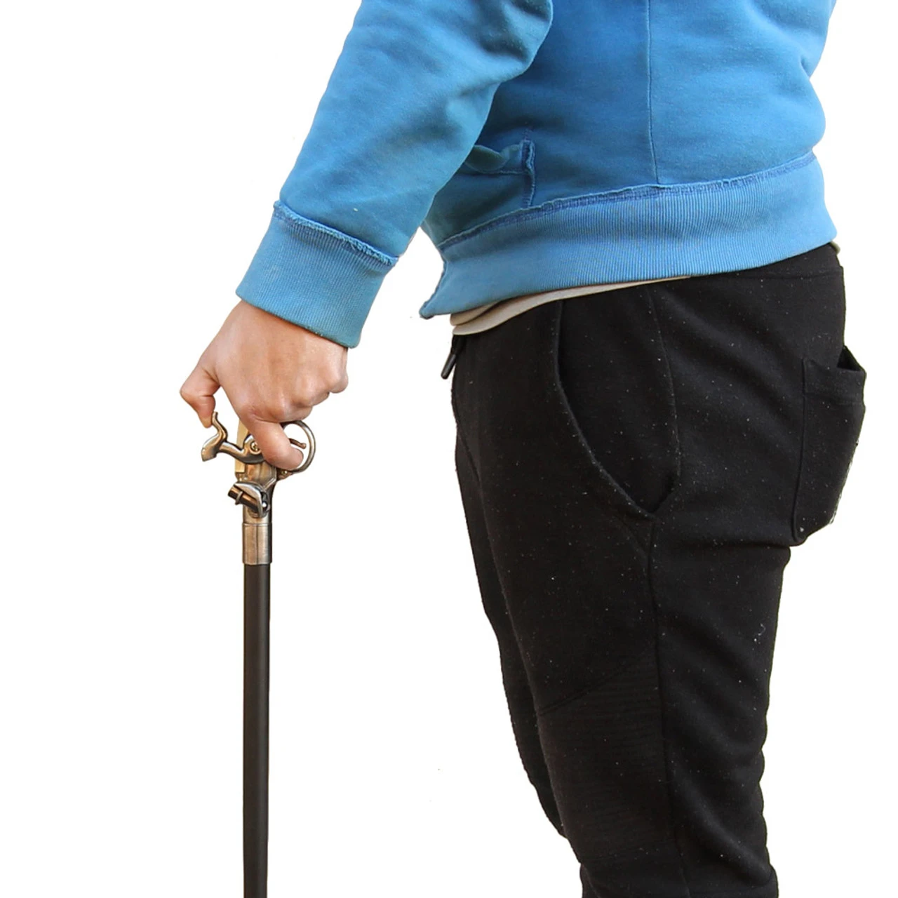 Early American Flintlock Sword Cane - Image 3