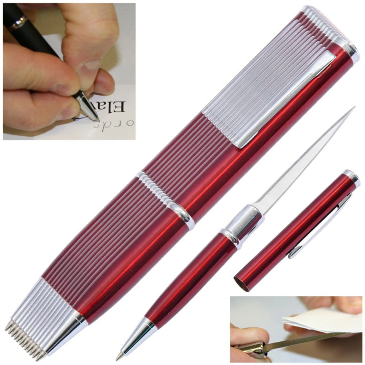 Elegant Executive Dozen Letter Opener Pen Knives Red - Image 4