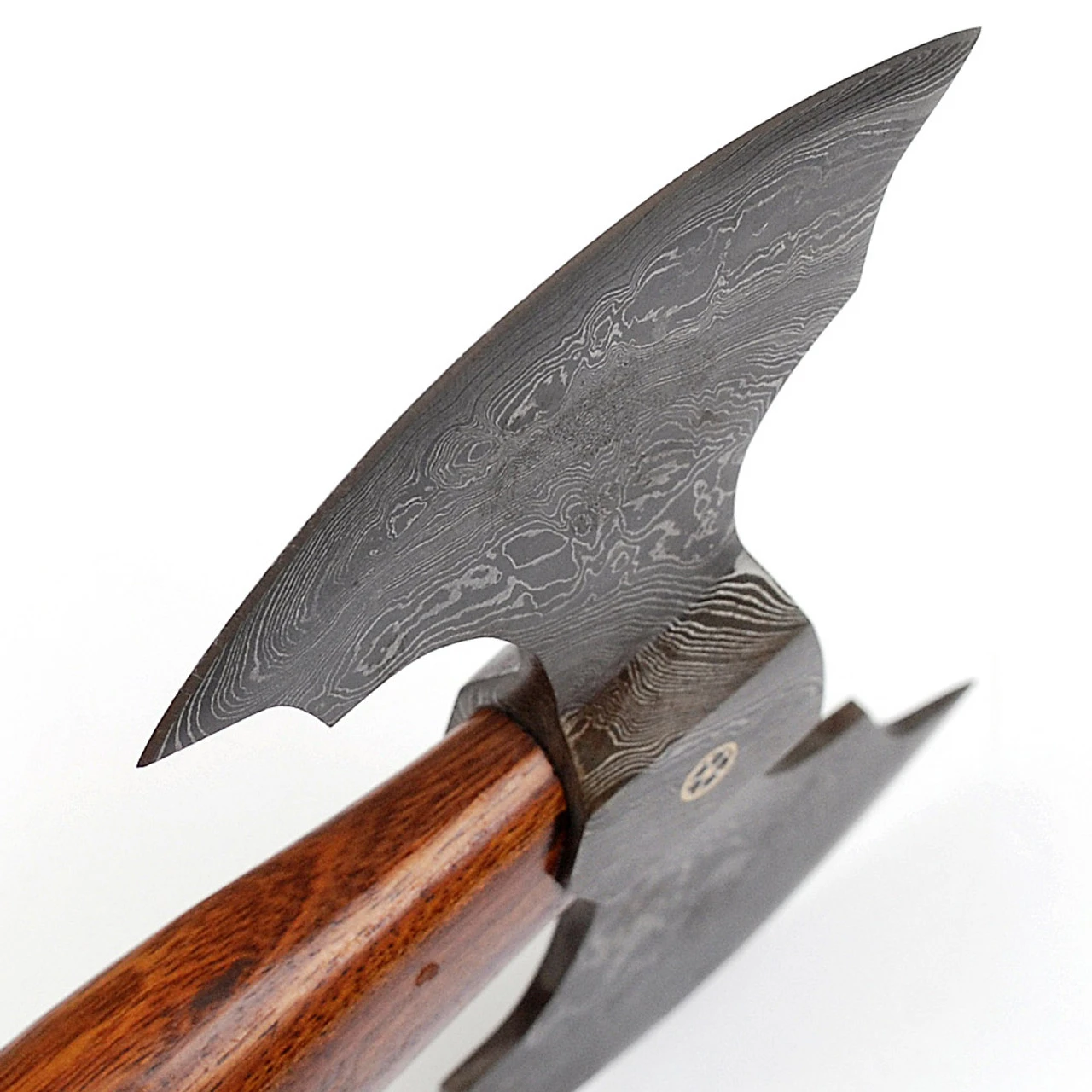 Viking Blade Of Ragnheidr Double Bit Hand Forged Damascus Steel Axe - Image 3